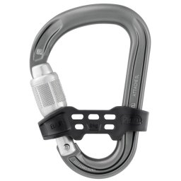 PETZL Attache Bar Screw-Lock silver - Schroefkarabiner
