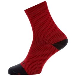 GORE C3 Dot Mid Socks red/black EU 38-40