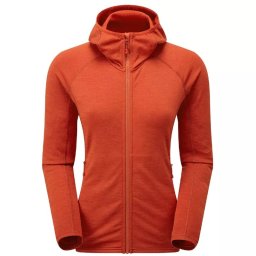 MONTANE W Protium Hoodie saffron red - Hoodie S
