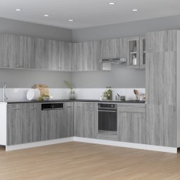 vidaXL Bovenkast Lyon 29,5x31x60 cm grijs sonoma eikenkleurig