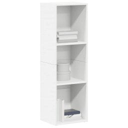 vidaXL Boekenkast/tv-meubel 36x30x114 cm bewerkt hout wit