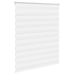 vidaXL Zebra rolgordijn 140,9 x 175 cm stofbreedte 136,7 cm wit