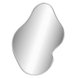 vidaXL Wandspiegel 60x50 cm zilverkleurig