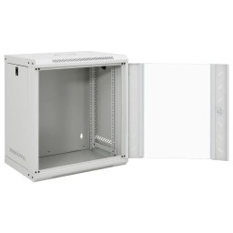 vidaXL Netwerkkast wandgemonteerd 12U 19" IP20 53x40x60 cm