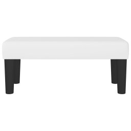 vidaXL Bankje 70x30x30 cm kunstleer wit