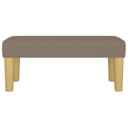 vidaXL Bankje 70x30x30 cm stof taupe