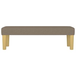 vidaXL Bankje 100x30x30 cm stof taupe