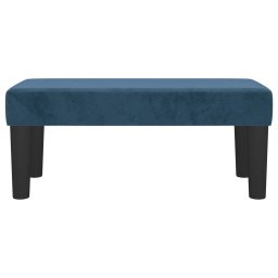 vidaXL Bankje 70x30x30 cm fluweel donkerblauw