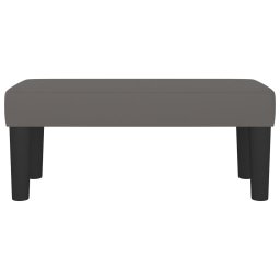 vidaXL Bankje 70x30x30 cm kunstleer grijs