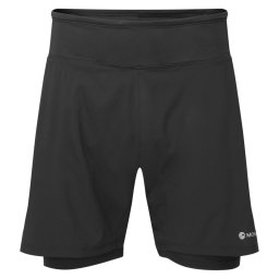 Montane Slipstream Twin Skin Shorts black XXL