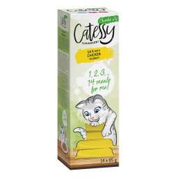 Voordeelpakket Catessy Hapjes in sausbakjes 56 x 85 g - met Kip