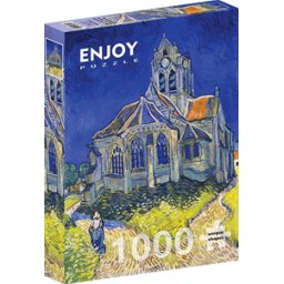 Vincent Van Gogh - De Kerk in Auvers-sur-Oise Puzzel (1000 stukjes)