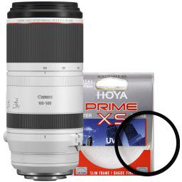 Canon RF 100-500mm f/4.5-7.1L IS USM + Hoya UV Filter