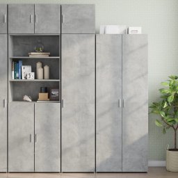 vidaXL Wandkast 45x42,5x40 cm bewerkt hout betongrijs