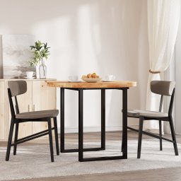 vidaXL Tafelblad rond Ø 90x4 cm massief acaciahout