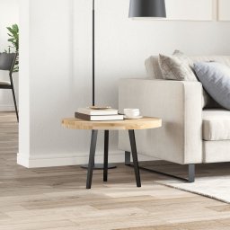 vidaXL Tafelblad rond Ø 60x4 cm massief acaciahout