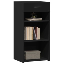 vidaXL Dressoir 45x42,5x93 cm bewerkt hout zwart