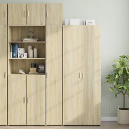 vidaXL Wandkast 30x42,5x40 cm bewerkt hout sonoma eikenkleurig