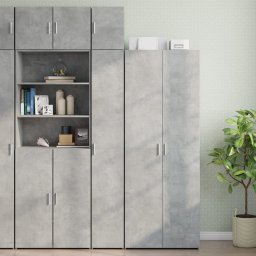 vidaXL Wandkast 30x42,5x40 cm bewerkt hout betongrijs
