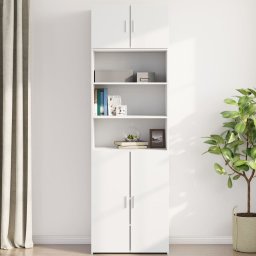 vidaXL Wandkast 70x42,5x40 cm bewerkt hout wit