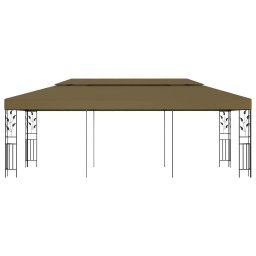 vidaXL Prieel 180 g/m² 6x3 m taupe