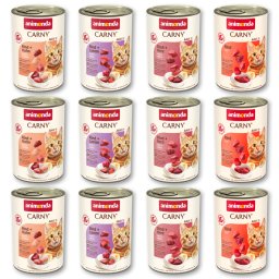 12x400g Adult Kalkoen & Lam animonda Carny Kattenvoer