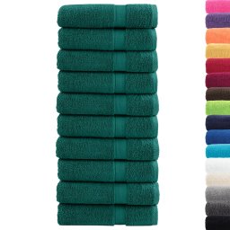 vidaXL Badhanddoeken SOLUND 10 st 600 g/m² 100x150 cm