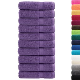 vidaXL Badhanddoeken SOLUND 10 st 600 g/m² 100x150 cm