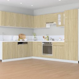 vidaXL Onderkast met lade Lyon 60x46x81,5 cm bewerkt hout sonoma eikenkleurig