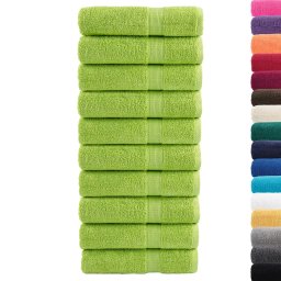 vidaXL Badhanddoeken SOLUND 10 st 600 g/m² 100x150 cm