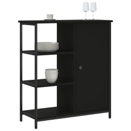 vidaXL Dressoir 70x30x80 cm bewerkt hout zwart