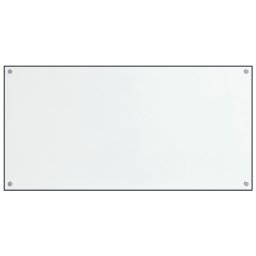 vidaXL Spatschermen keuken 2 st 80x40 cm gehard glas transparant