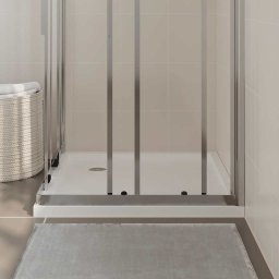 vidaXL Douchebak vierkant 80x80 cm ABS wit