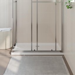 vidaXL Douchebak rechthoekig 70x100 cm ABS wit