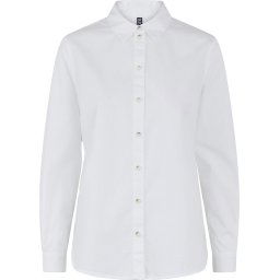 Pieces Maat S Blouse Pcofelia Ls Shirt Noos Bc 17120438 Bright White Dames