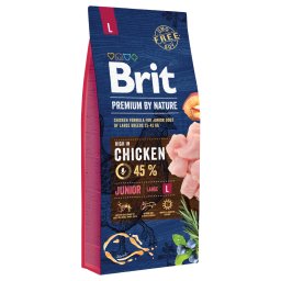 2x15g Brit Premium by Nature Junior L droogvoer voor honden