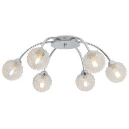 vidaXL Plafondlamp met 6 LED-lampen G9 240 W