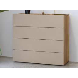 Commode IMPALUNA 4 lades mauvella eik