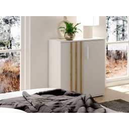 Commode GONZOLA 2 deuren wit