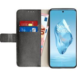 Just in Case Wallet OnePlus 12R Book Case Zwart