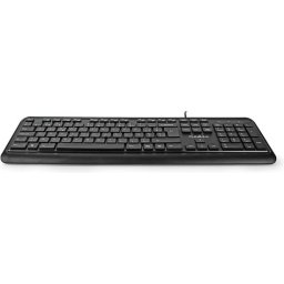 Nedis Bedraad Toetsenbord - USB-A - Multimedia - AZERTY - Belgisch - Numeriek toetsenbord