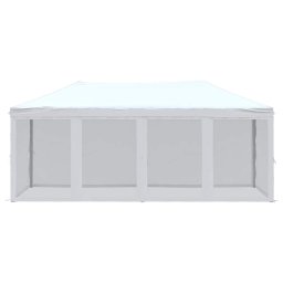 vidaXL Partytent inklapbaar met zijwanden 3x6 m wit