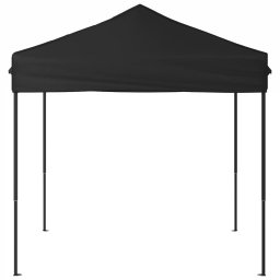 vidaXL Partytent inklapbaar 2x2 m zwart