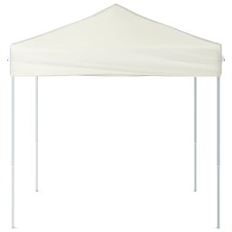 vidaXL Partytent inklapbaar 2x2 m crèmekleurig