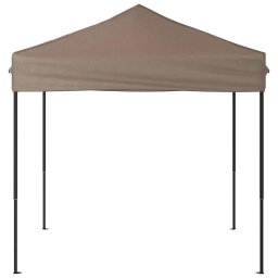 vidaXL Partytent inklapbaar 2x2 m taupe