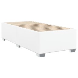 vidaXL Bedframe kunstleer wit 90x200 cm