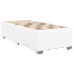 vidaXL Bedframe kunstleer wit 90x190 cm