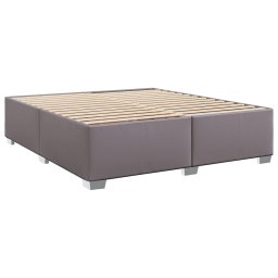 vidaXL Bedframe kunstleer grijs 180x200 cm
