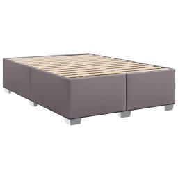 vidaXL Bedframe kunstleer grijs 160x200 cm