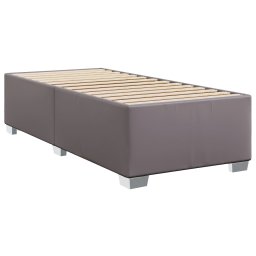 vidaXL Bedframe kunstleer grijs 100x200 cm